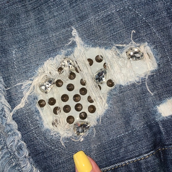 GUESS DENIM SHORTS - Picture 4 of 5